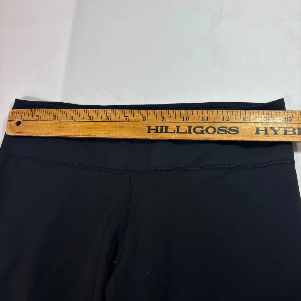 Nike Women Tight Dri-FIT Full Legging Mid‎ Rise Black Gold Swoosh DM1608 Size L